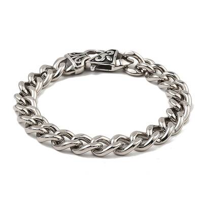 Non-Tarnish 304 Stainless Steel Cuban Link Chain Bracelet