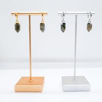 Enchanted Labradorite Huggy Hoops - Hypoallergenic, Nickel free, Light weight - Natural Real Crystal Earrings