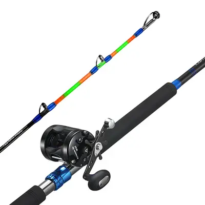 Piscifun Chaos Pro CNC Baitcasting Reels and LED LumiCat II Casting Rods Combo
