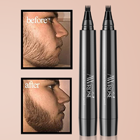 AWROSE Eyebrow Pencil, 3D Waterproof Microblading Eyebrow Pen 4 Fork Tip Tattoo Pencil, Precise Natural Brow Magic Eye Brow P...