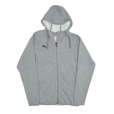 PUMA Hoodie Grey Full Zip Mens S
