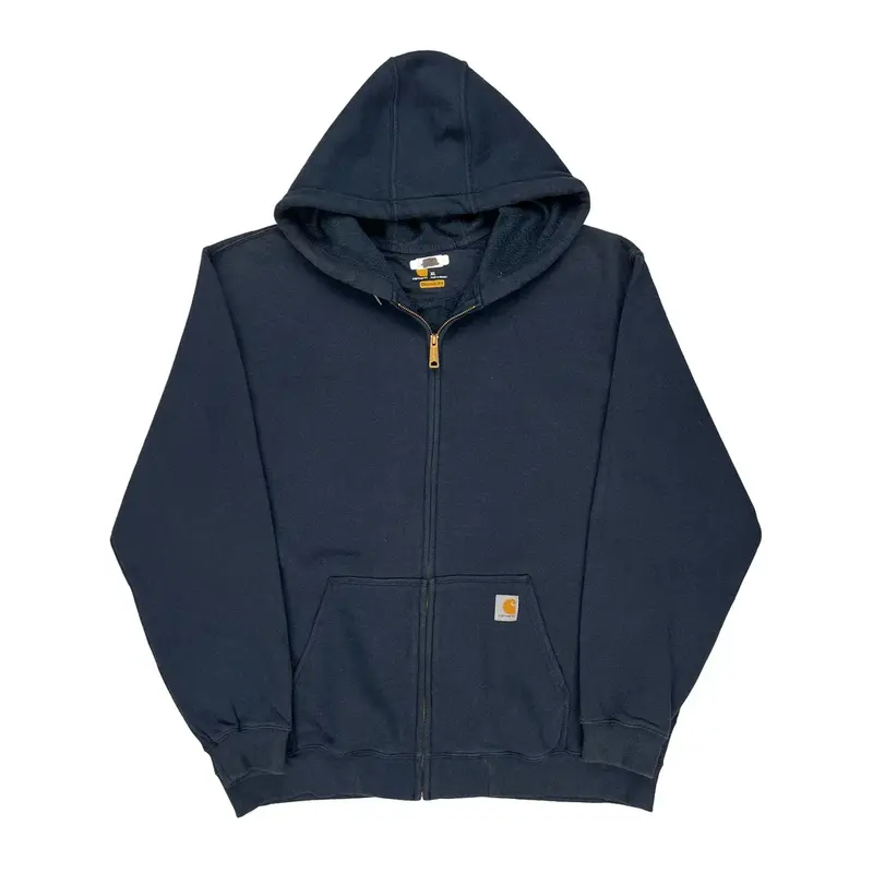 Carhartt Hoodie - XL Navy Cotton Blend