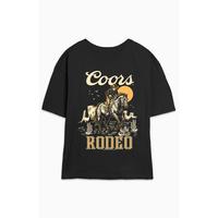 PacSun Women's Coors Rodeo Cropped T-Shirt