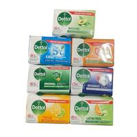 Dettol Antibacterial Soap Bars Pack of 6 - Original, Fresh, Invigorate, Lasting Fresh, Packaging May Vary body wash Scent Moi...
