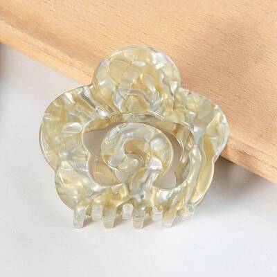 Flower Shape Hair Claw Clip