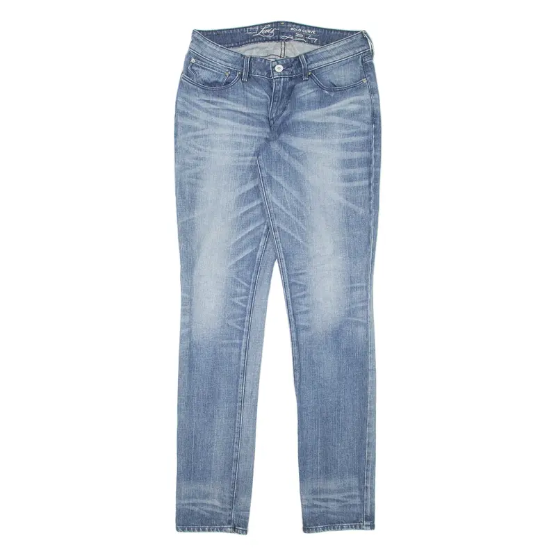 LEVI'S Womens Jeans Blue Slim Skinny Stone Wash W29 L32