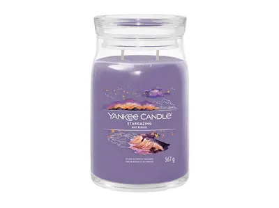 Yankee Candle Candela Aromatica Signature In Vetro Grande Stargazing 567 G