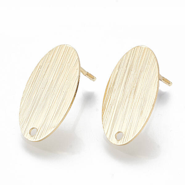 Brass Stud Earring Findings