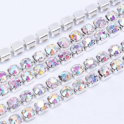 Brass Rhinestone Strass Chains