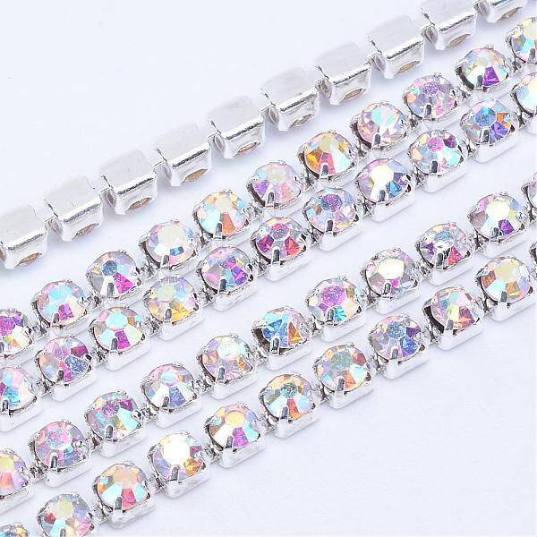 Brass Rhinestone Strass Chains