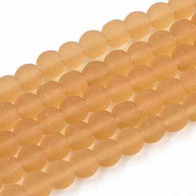 Transparent Glass Beads Strands