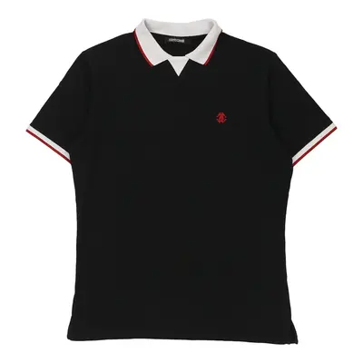 Roberto Cavalli Polo Shirt - XL Black Cotton