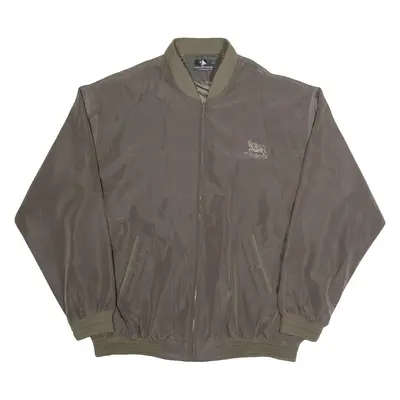 CABALLERO DORADO Mens Bomber Jacket Brown 2XL