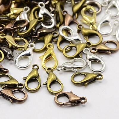 Zinc Alloy Lobster Claw Clasps