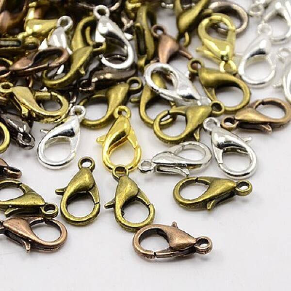 Zinc Alloy Lobster Claw Clasps