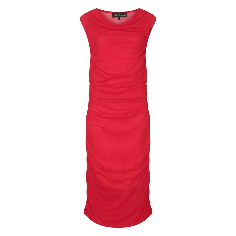 Boudicca Summer Cardinal Red Midi Dress -Inclusive Plus Size up to UK 22 / US 18 | Size: Size UK 14/ US 10 | Color: Red