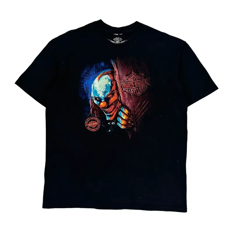 Lexington Harley Davidson Graphic T-Shirt - XL Black Cotton