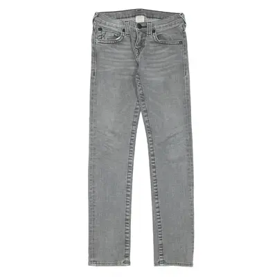 TRUE RELIGION Jeans Grey Denim Slim Skinny Girls W24 L29