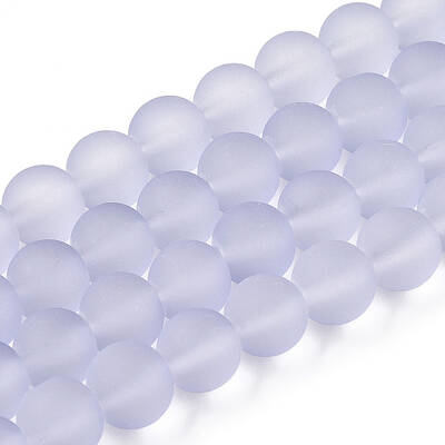Transparent Glass Bead Strands