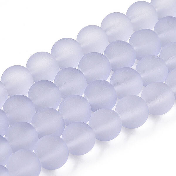 Transparent Glass Bead Strands