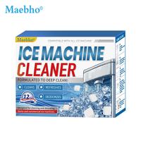 Ice Machine Cleaner Maker Descaler - 12 Clean Tablets for Ice Makers - Bulk 1 Year Supply, Helps Remove Hard Water and Minera...