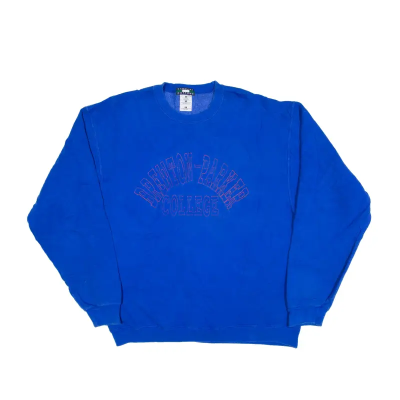 CAROLINA COTTONS Brewton-Parker College Sweatshirt Blue Mens XL