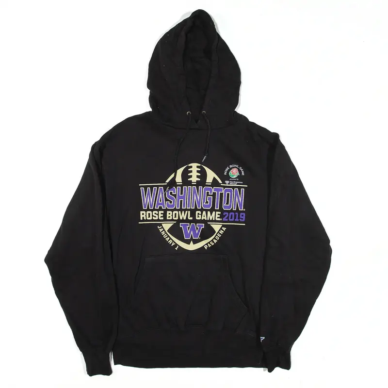 BLUE 84 Washington Rose Bowl Game 2019 Hoodie Black Pullover Mens M