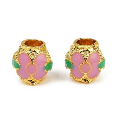 Brass Enamel Beads