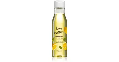 Oriflame Love Nature Organic Lemon & Mint Deep Cleansing Shampoo for Oily Hair 250ml