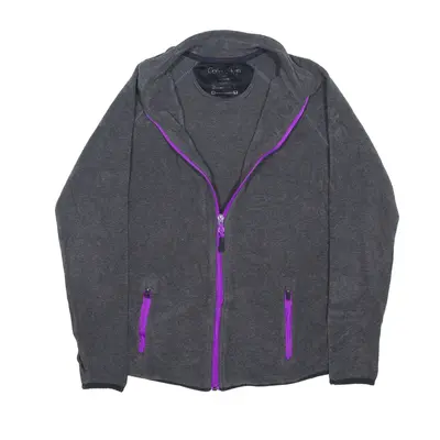 CALVIN KLEIN Performance Stretch Fleece Jacket Grey Womens M