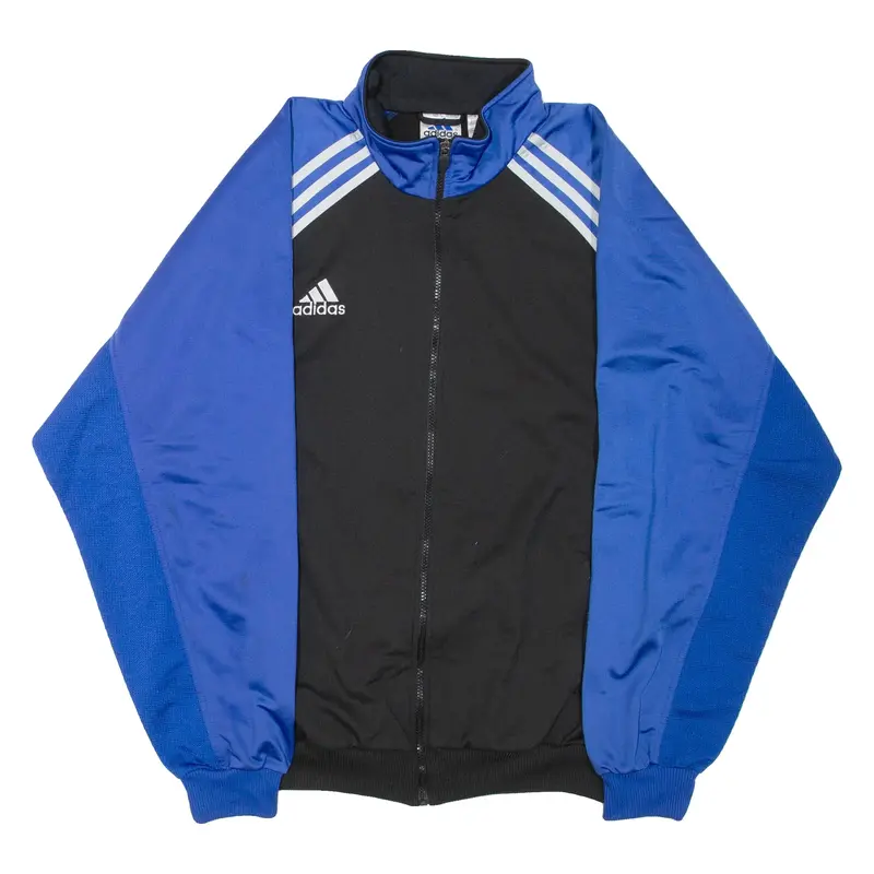ADIDAS Mens Track Jacket Blue Colourblock XL