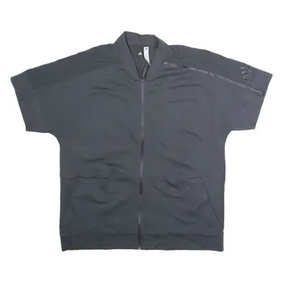 ADIDAS Mens Track Jacket Grey XL