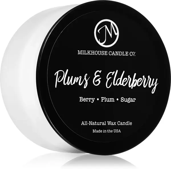 Milkhouse Candle Co. Creamery Plums & Elderberry scented candle Sampler Tin 42 g