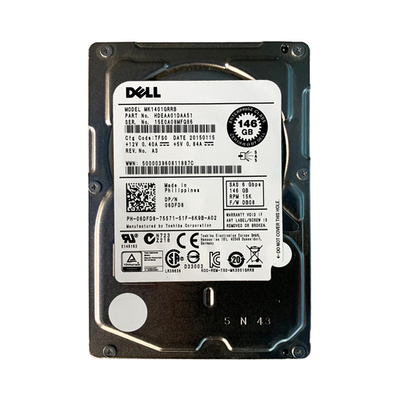 06DFD8 Dell 146GB 6Gb/s SAS 15000 2.5-Inch Hard Drive