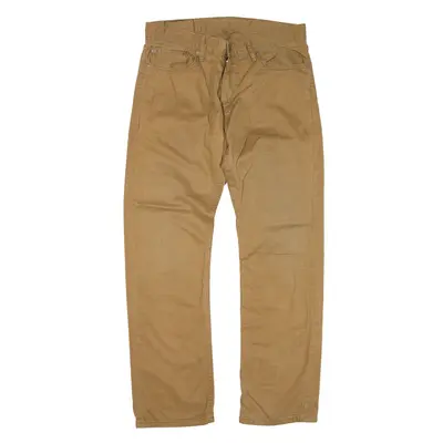 LEVI'S 514 Trousers Brown Classic Straight Mens W32 L32