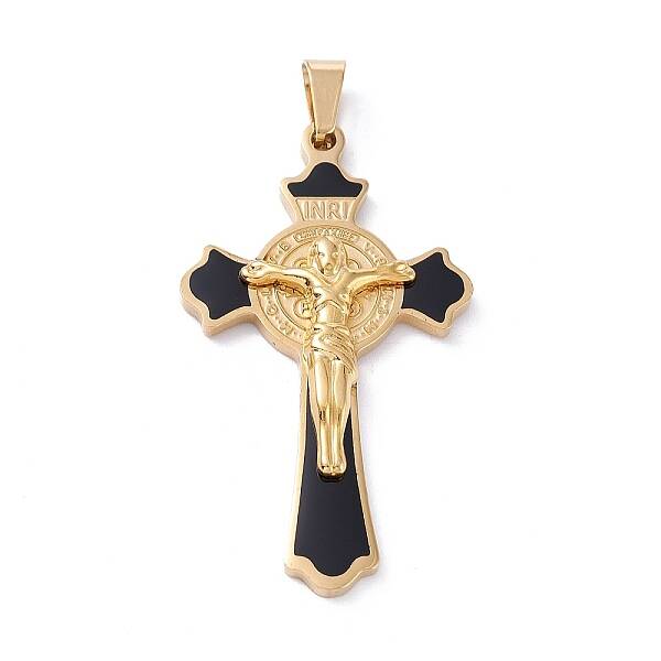 Easter Theme PVD Vacuum Plating 304 Stainless Steel Enamel Pendants