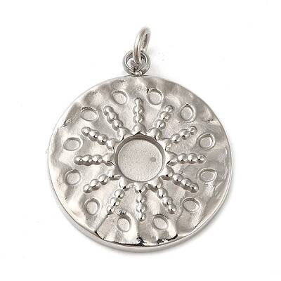 Non-Tarnish 304 Stainless Steel Pendant Cabochon Settings