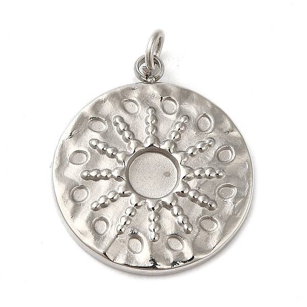 Non-Tarnish 304 Stainless Steel Pendant Cabochon Settings