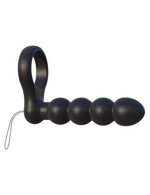 Fantasy C-Ringz Remote Control Double Penetrator - Black