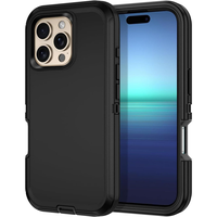 Entronix Case for Apple iPhone 16E/16/15/14/13/12/11/XR/SE, Mini, Plus, Pro Max - Heavy Duty Triple-Layer Protective Smartpho...