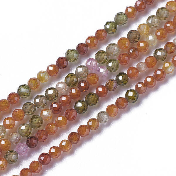 Cubic Zirconia Beads Strands