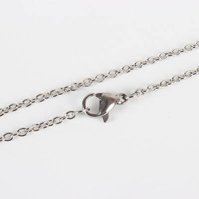 Non-Tarnish 304 Stainless Steel Cable Chain for Necklace Making