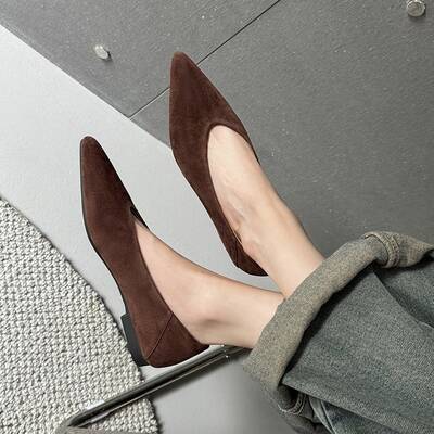 CHIKO Abhilasha Pointy Toe Block Heels Pumps Shoes