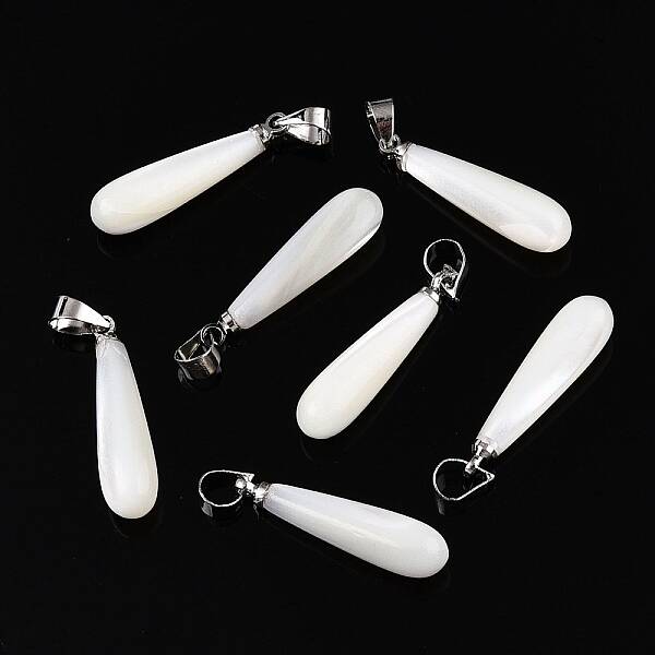 Natural Trochid Shell/Trochus Pendants