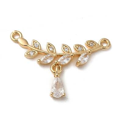 Brass Micro Pave Cubic Zirconia Pendants