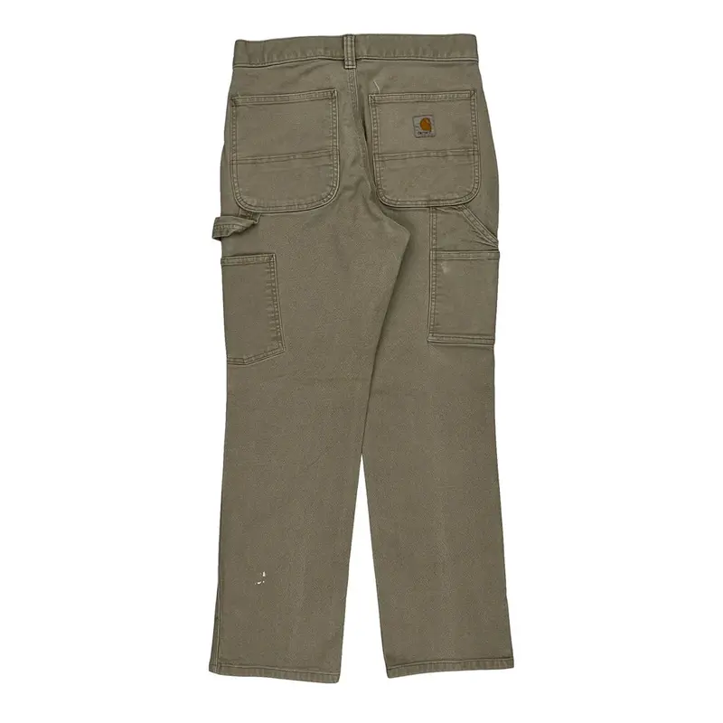 Carhartt Carpenter Trousers - 29? Waist Grey Cotton Blend