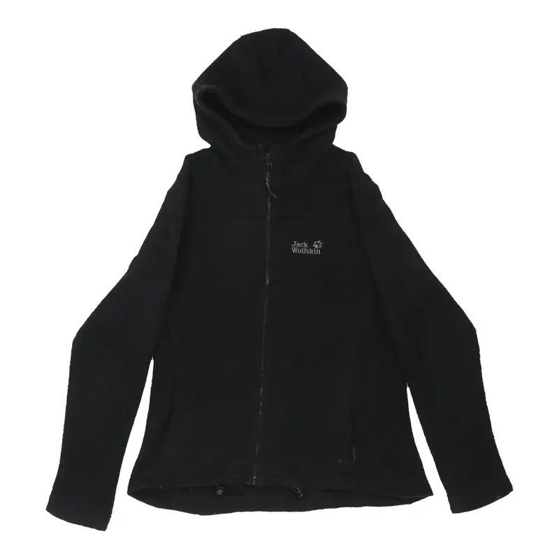 Vintage Jack Wolfskin Fleece - Medium Black Polyester