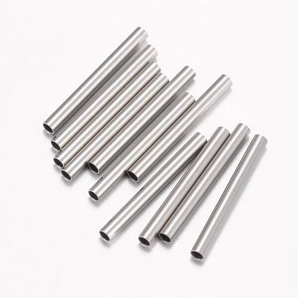 Non-Tarnish 304 Stainless Steel Tube Beads