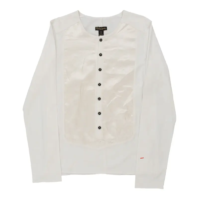 Rohuto Lavall Shirt - Medium White Polyester Blend
