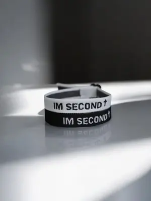 2 Pack- IM SECOND Bracelet for Promoting Humility and Selflessness (Set of 2 Bracelets)